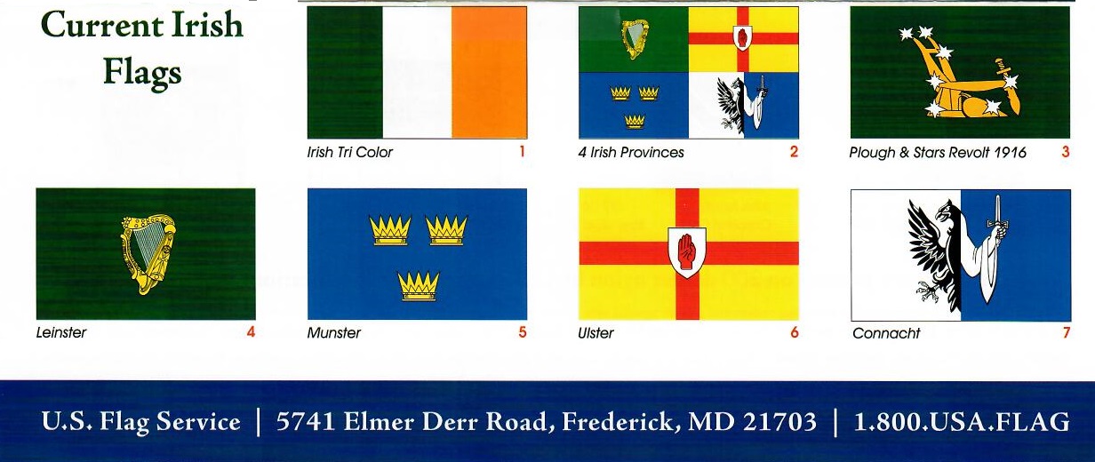 Current Irish Flags